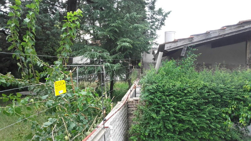 Instalación de cerco eléctrico E17