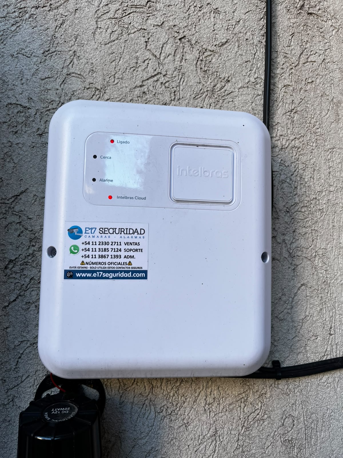 Electrificador Intelbras instalado por E17